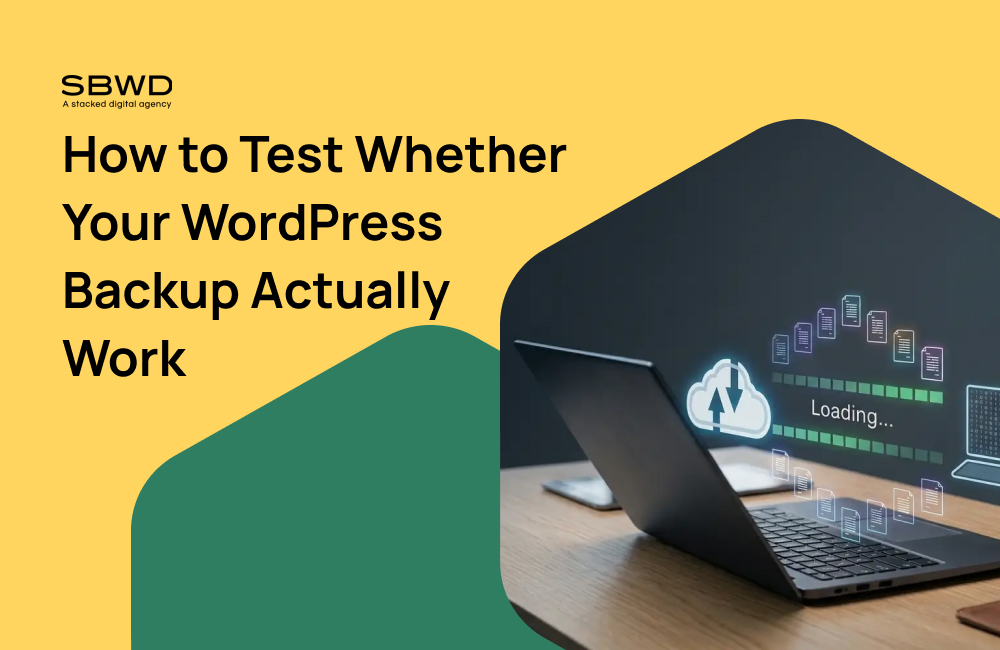 Testing a WordPress backup restore on a laptop