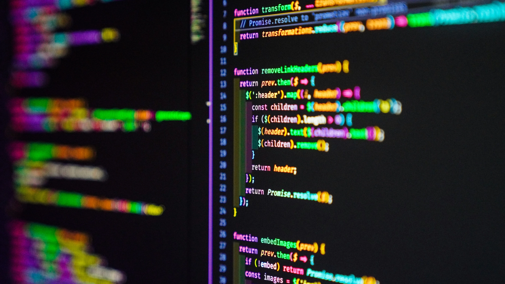 WordPress security breach code on screen